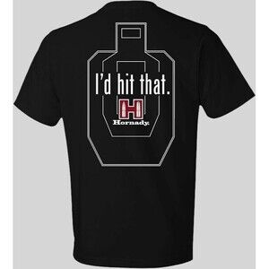Hornaday Hit That T Shirt Size 3XL Black Funny Tee Shirt Hunting Shooting New